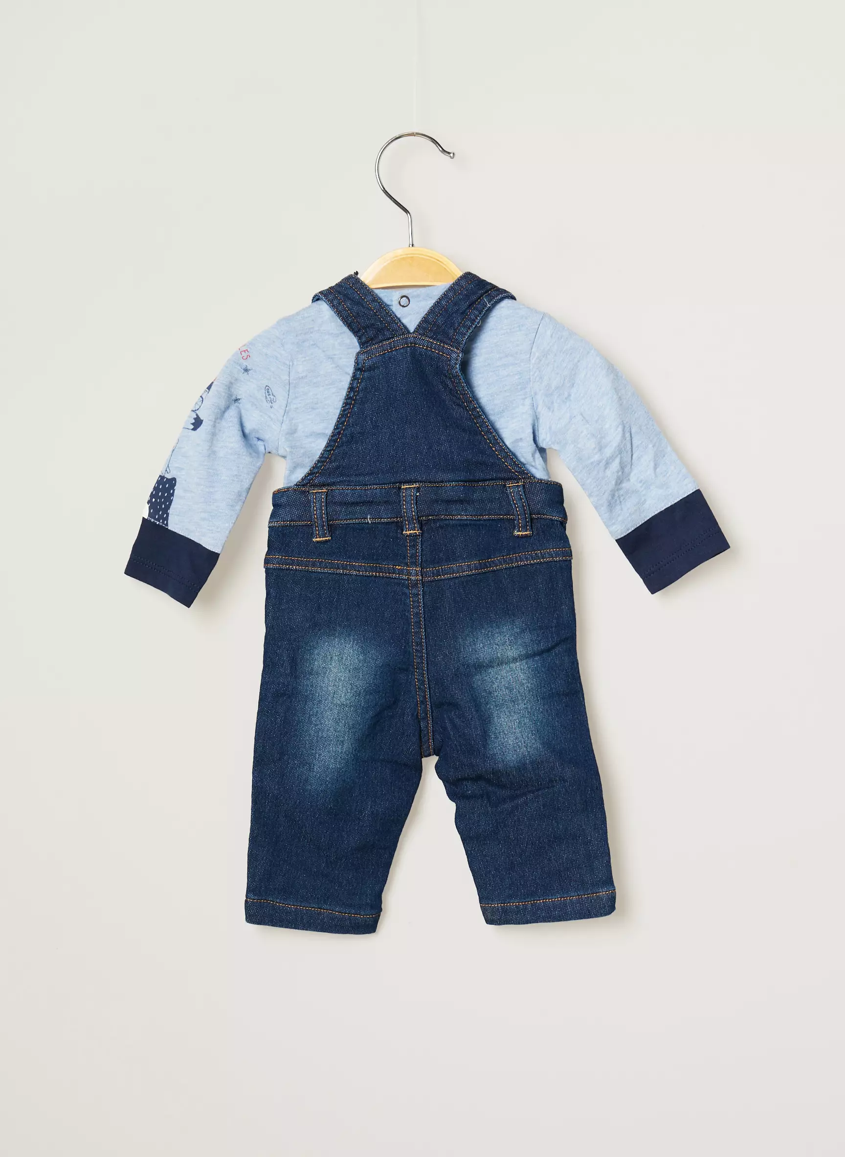 3 Pommes Ensembles Pantalon Garcon couleur bleu