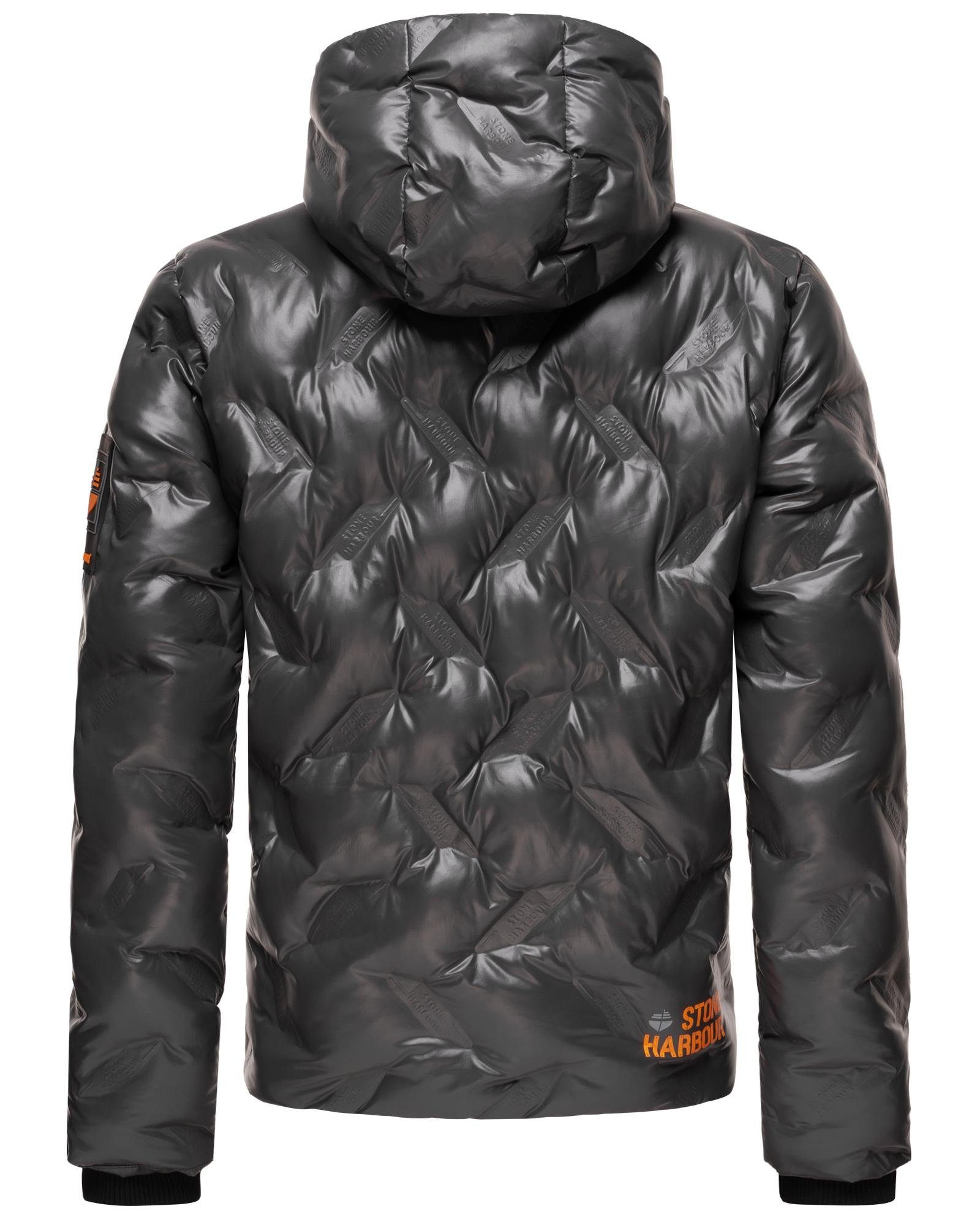 Stone Harbour Outdoorjacke Geroo Sportliche, wasserdichte Herren Winterjacke mit Kapuze