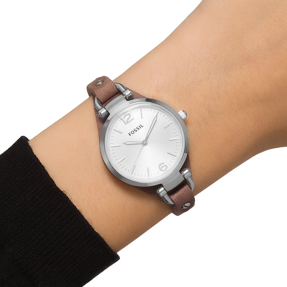 Fossil Montre pour femme Acier inoxydable Montre