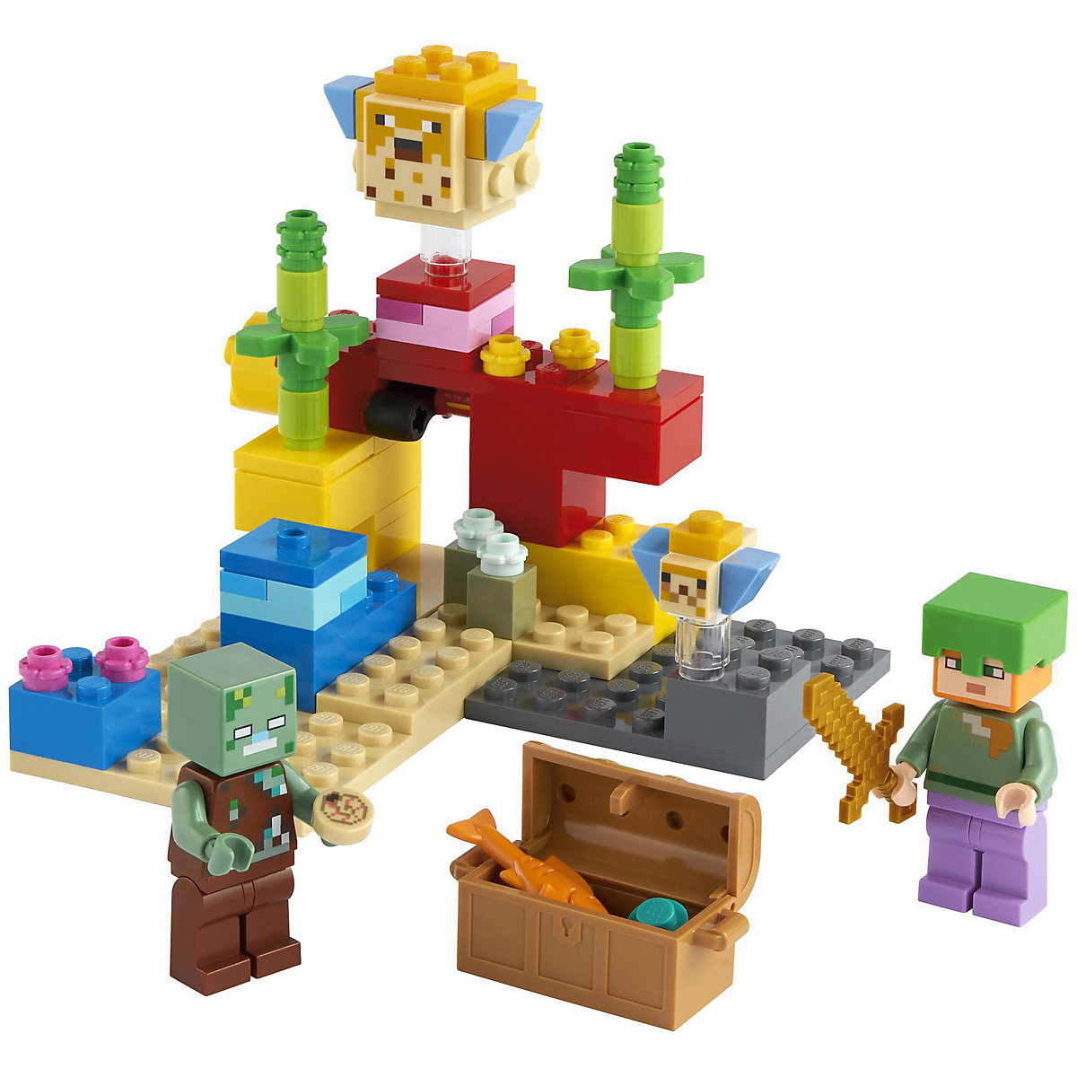 LEGO® Minecraft 21164 Das Korallenriff