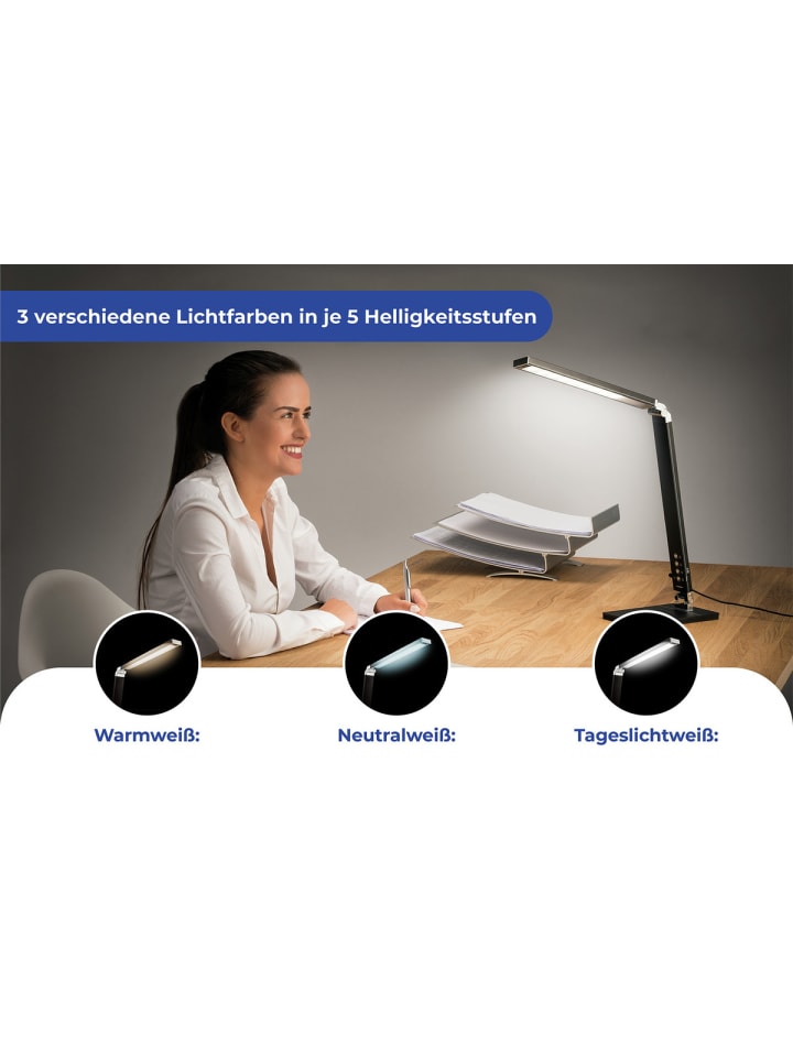 Maximex Tageslicht-Tischleuchte in Schwarz günstig kaufen onesize