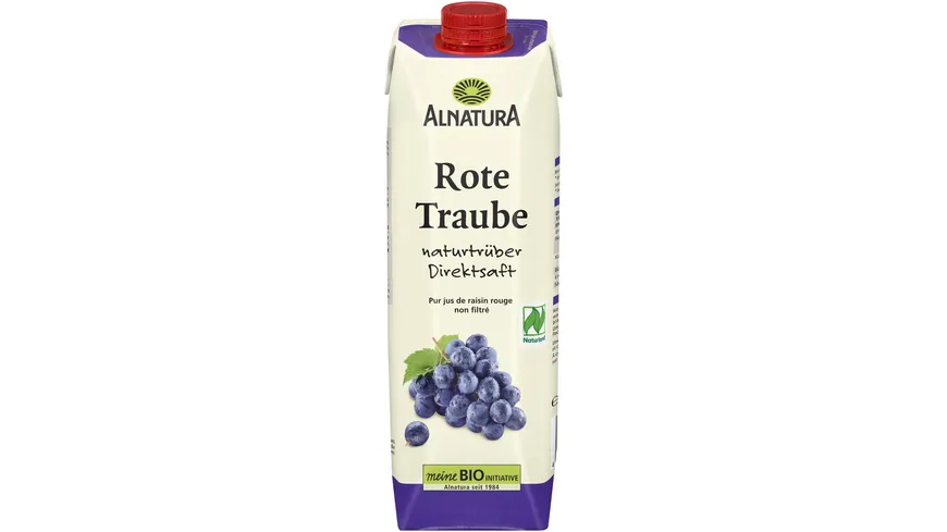 Alnatura Bio Traubensaft naturtrüb 1 l