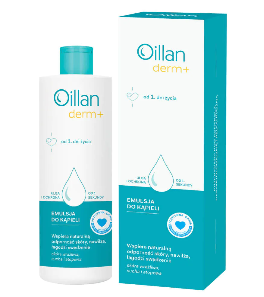 Λιπαντικό γαλάκτωμα μπάνιου Oillan Derm+