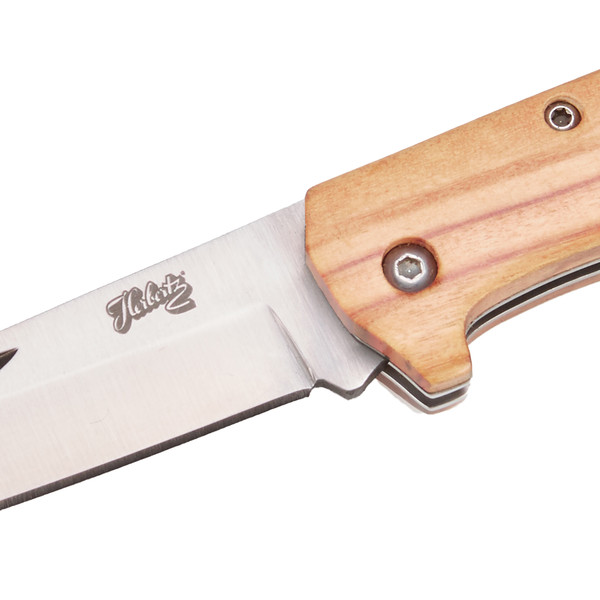 TASCHENMESSER OLIVENHOLZ - Klappmesser