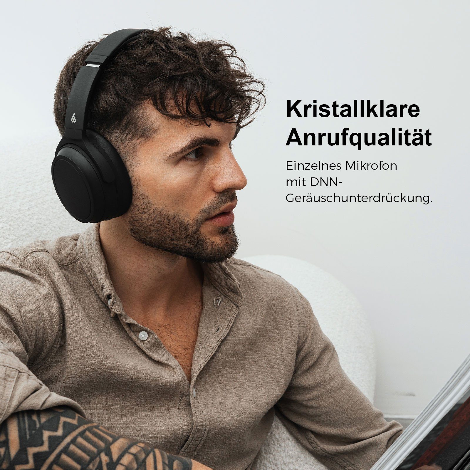 Edifier® WH700NB Kabellose aktive Geräuschunterdrückung Over-Ear-Kopfhörer (Aktiver Geräuschunterdrückung, Bluetooth 5.3, Doppelgeräte-Verbindung)