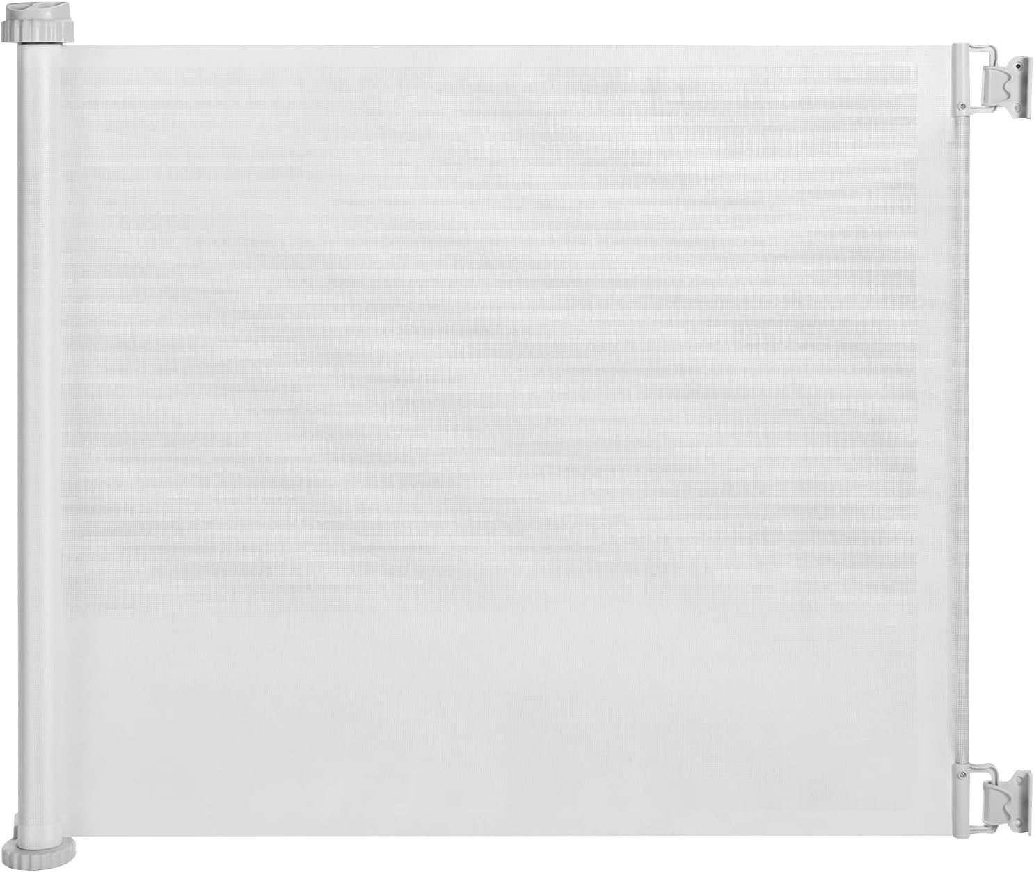 KOMFOTTEU Türschutzgitter Treppenschutzgitter, 85,5 cm hoch, weiß