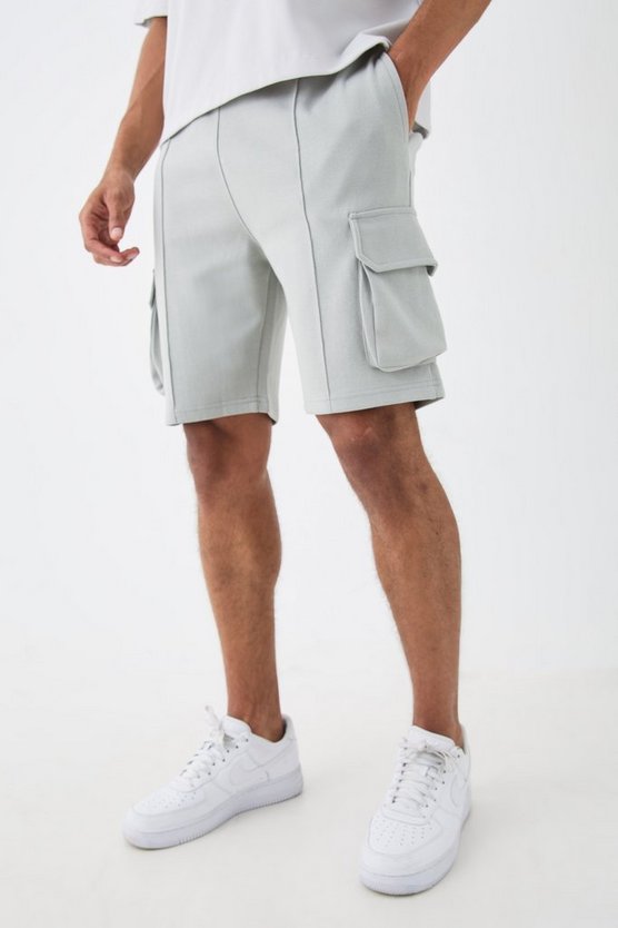 Slim-Fit Cargo-Shorts mit Detail