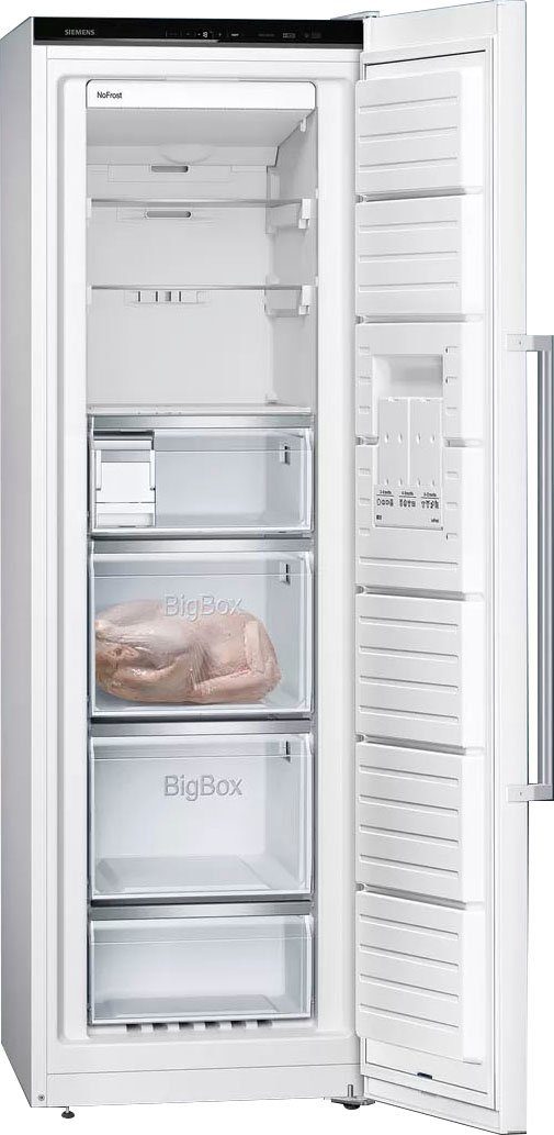 SIEMENS Gefrierschrank iQ500 GS36NAWEP, 186 cm hoch, 60 cm breit
