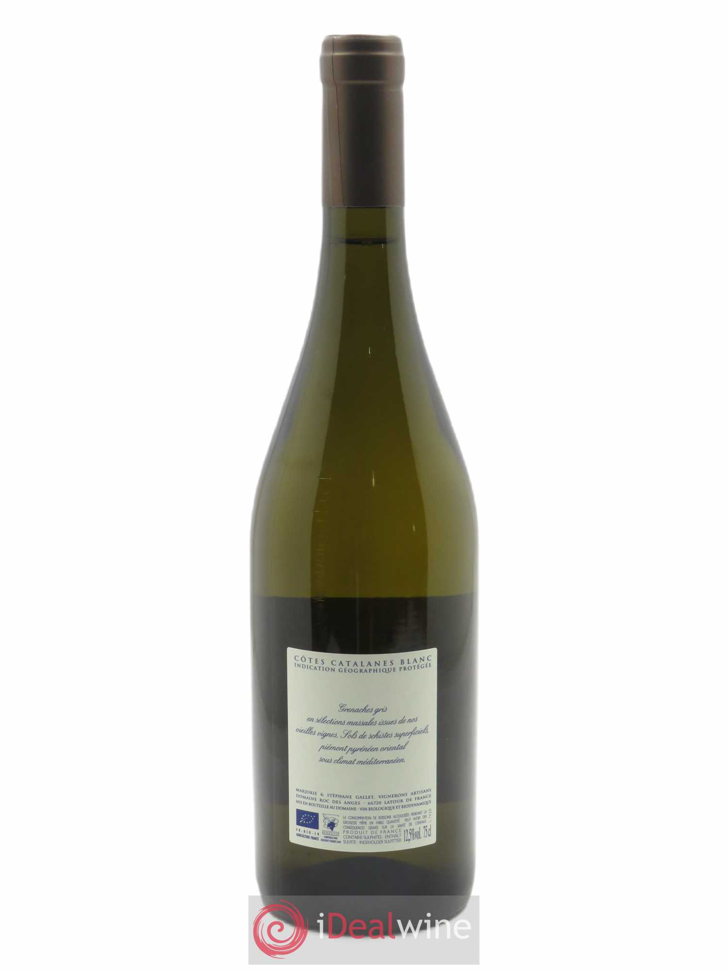 IGP Côtes Catalanes Roc des Anges Iglesia Vella Marjorie et Stéphane Gallet  2020 - Lot de 1 Bouteille