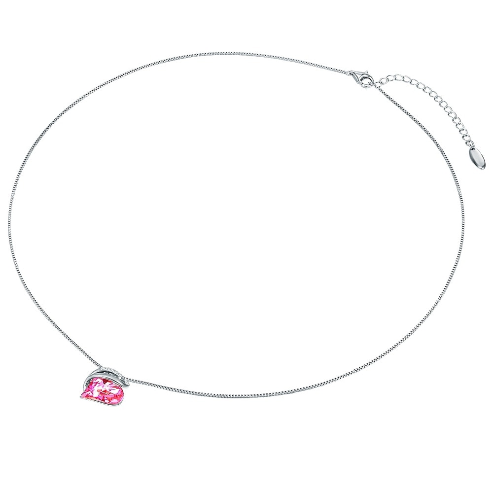 Rafaela Donata Collier en argent Coeur orné de cristaux Swarovski Orné de cristaux Swarovski en  collier
