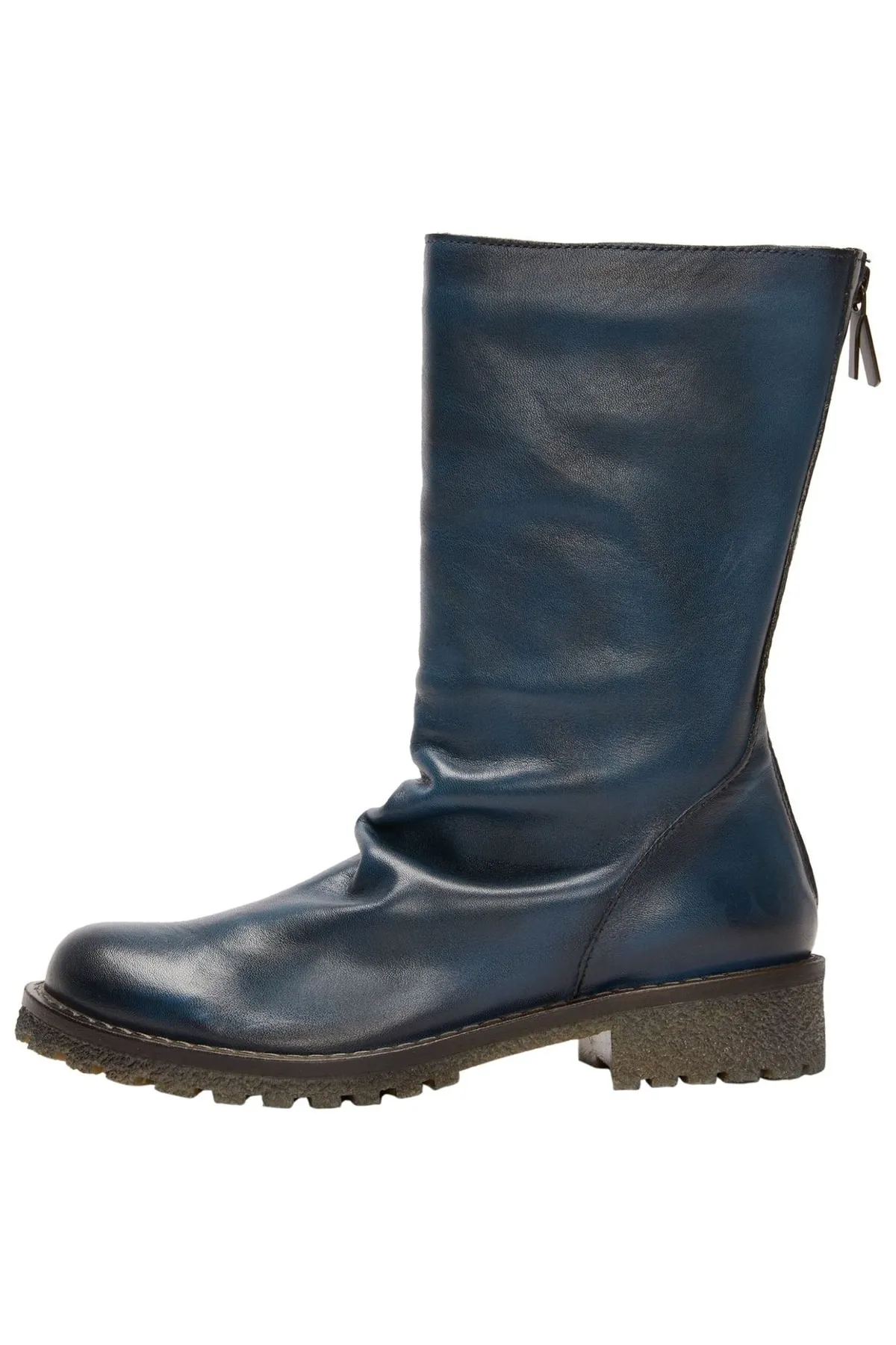 Felmini  Stiefelette - Blau - Blockabsatz