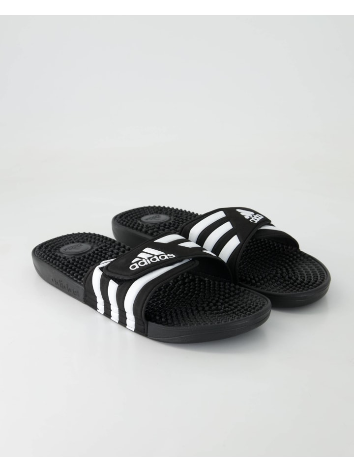 adidas Pantoletten in Schwarz günstig kaufen