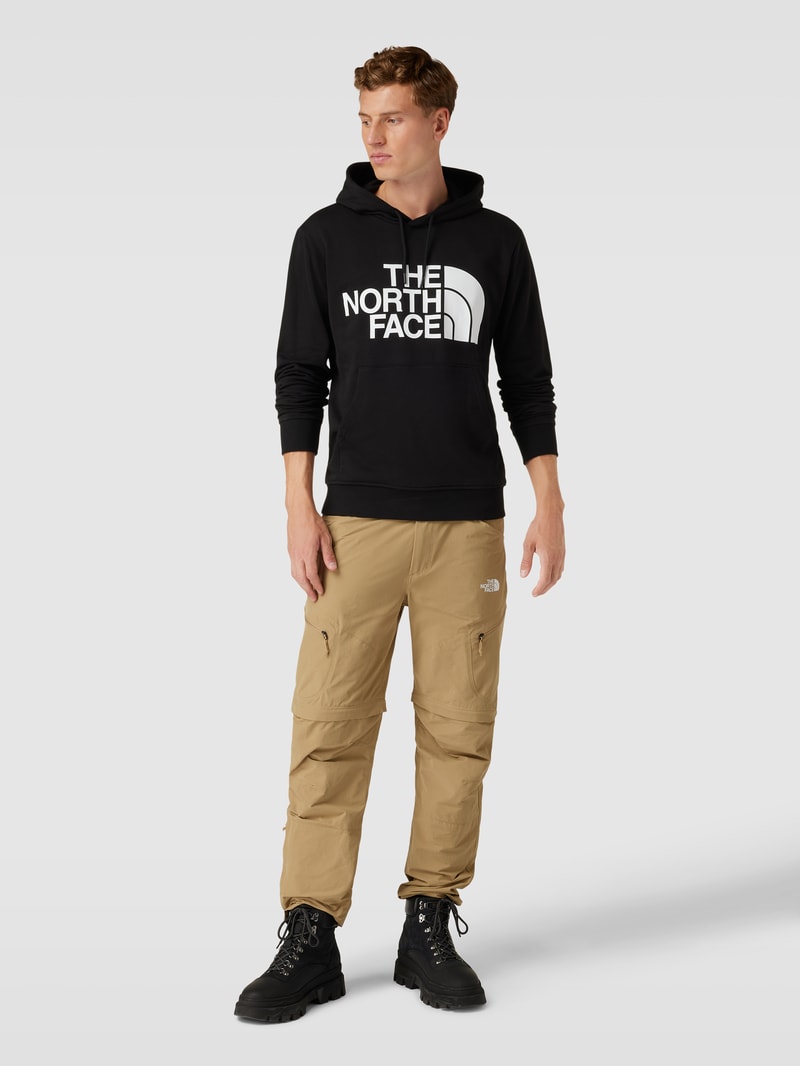 Hoodie mit Logo-Print Modell 'STANDARD' in schwarz