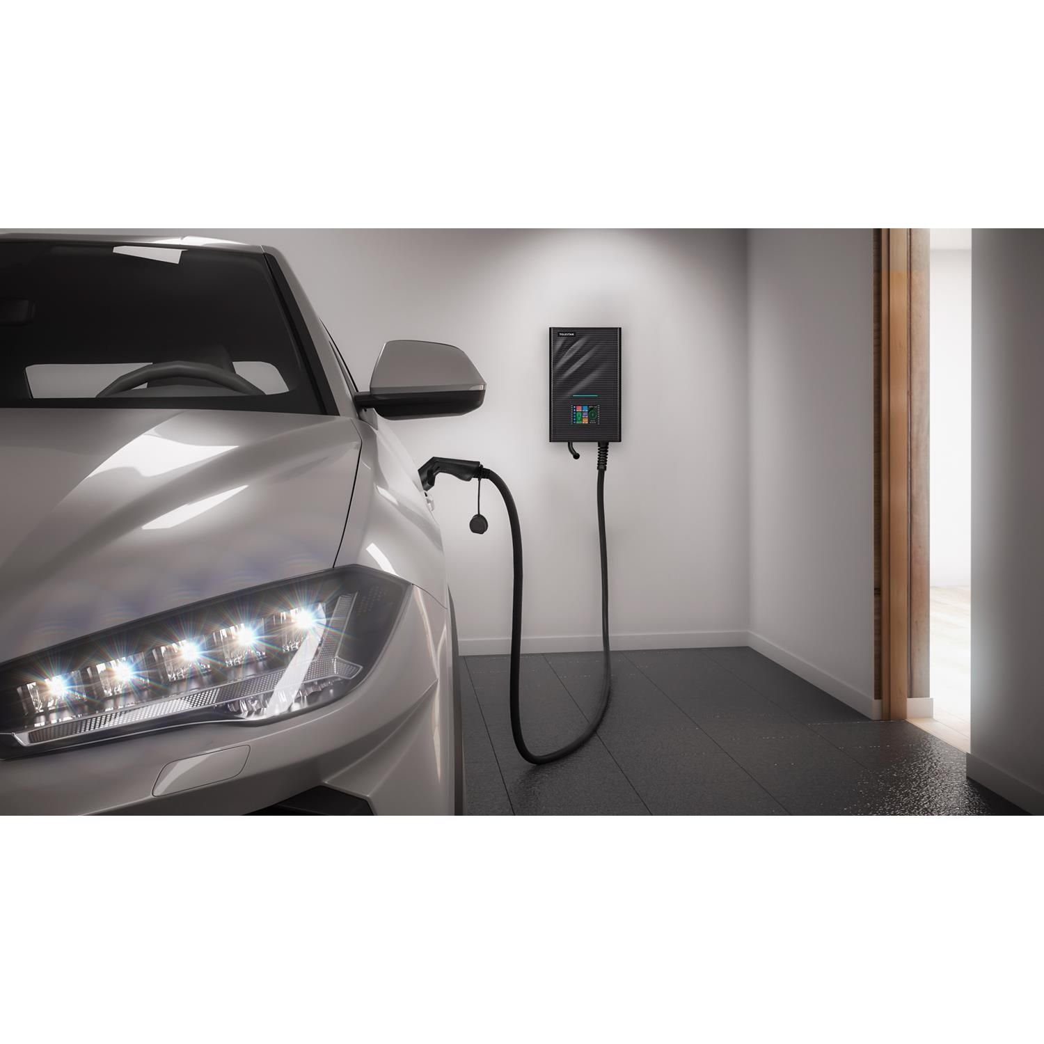 TELESTAR Elektroauto-Ladestation EC 311 S6 Wallbox (6m Ladekabel Typ2,11 kW, KfW förderfähig, Smart), 3, Freischaltung der Ladevorgänge über Touchscreen Smartphone App