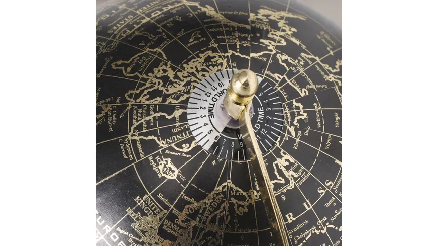 Boltze Dekoaufsteller Globe Ø 20cm Gold