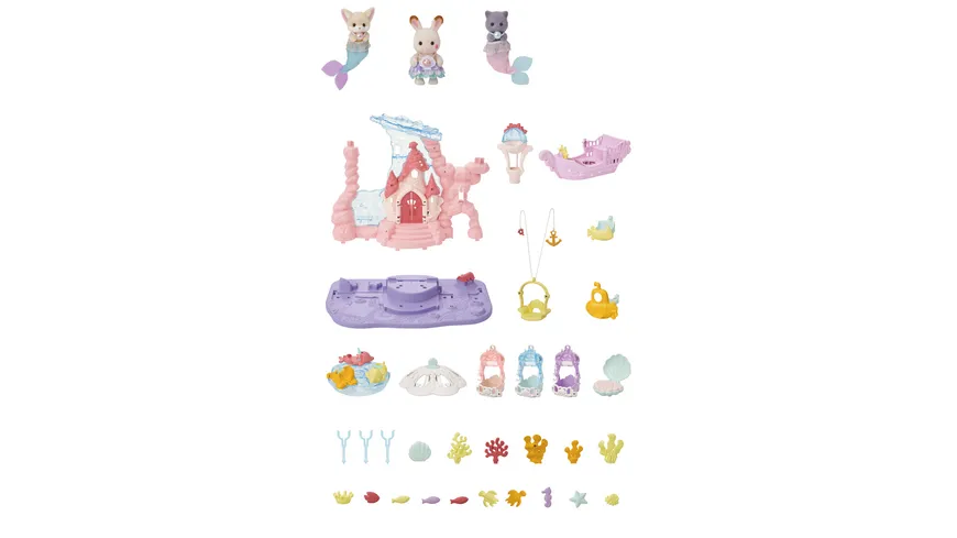 Sylvanian Families - Baby Meerjungfrauen Schloss
