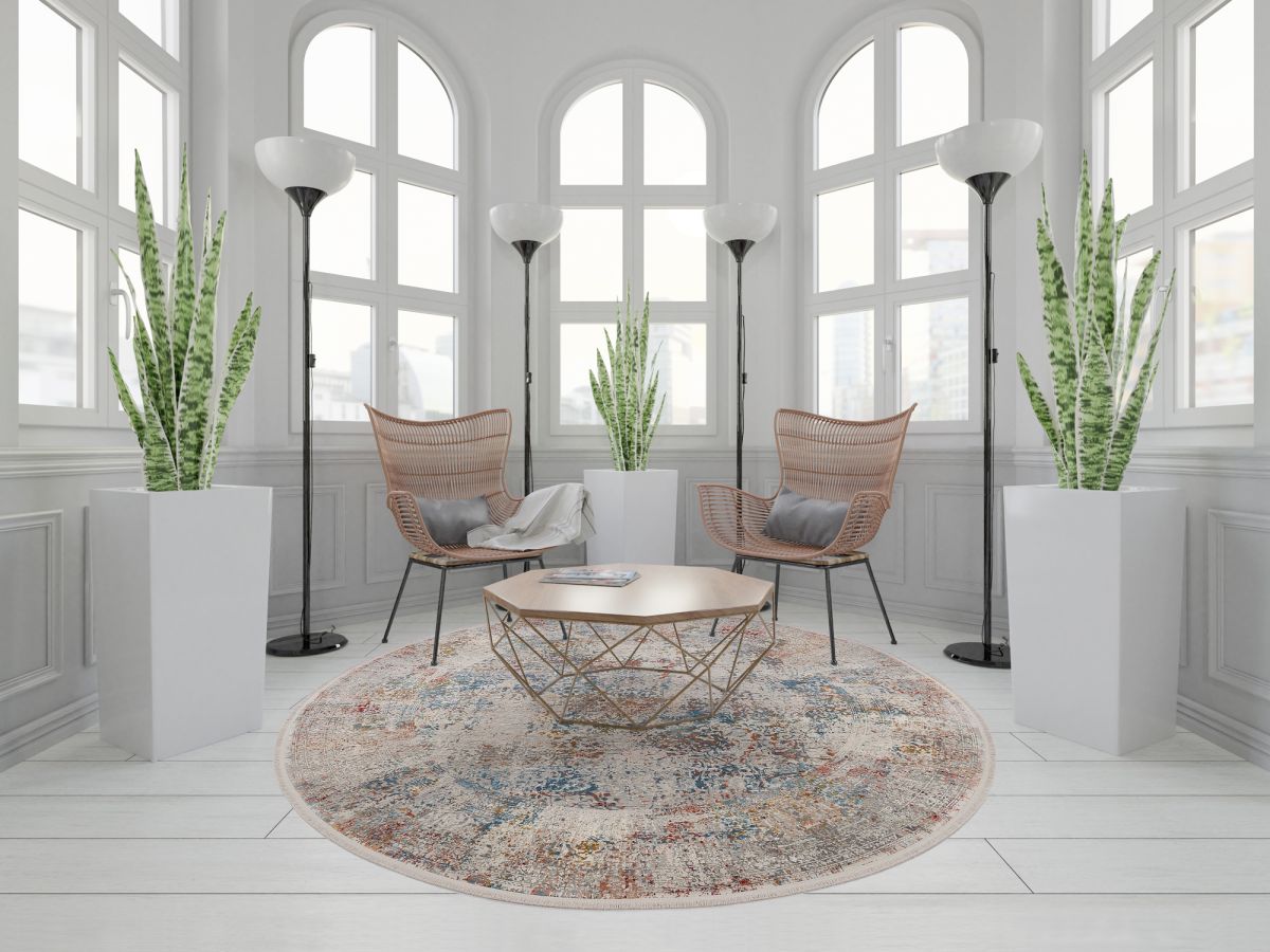 Webteppich Versailles Mehrfarbig 160 cm