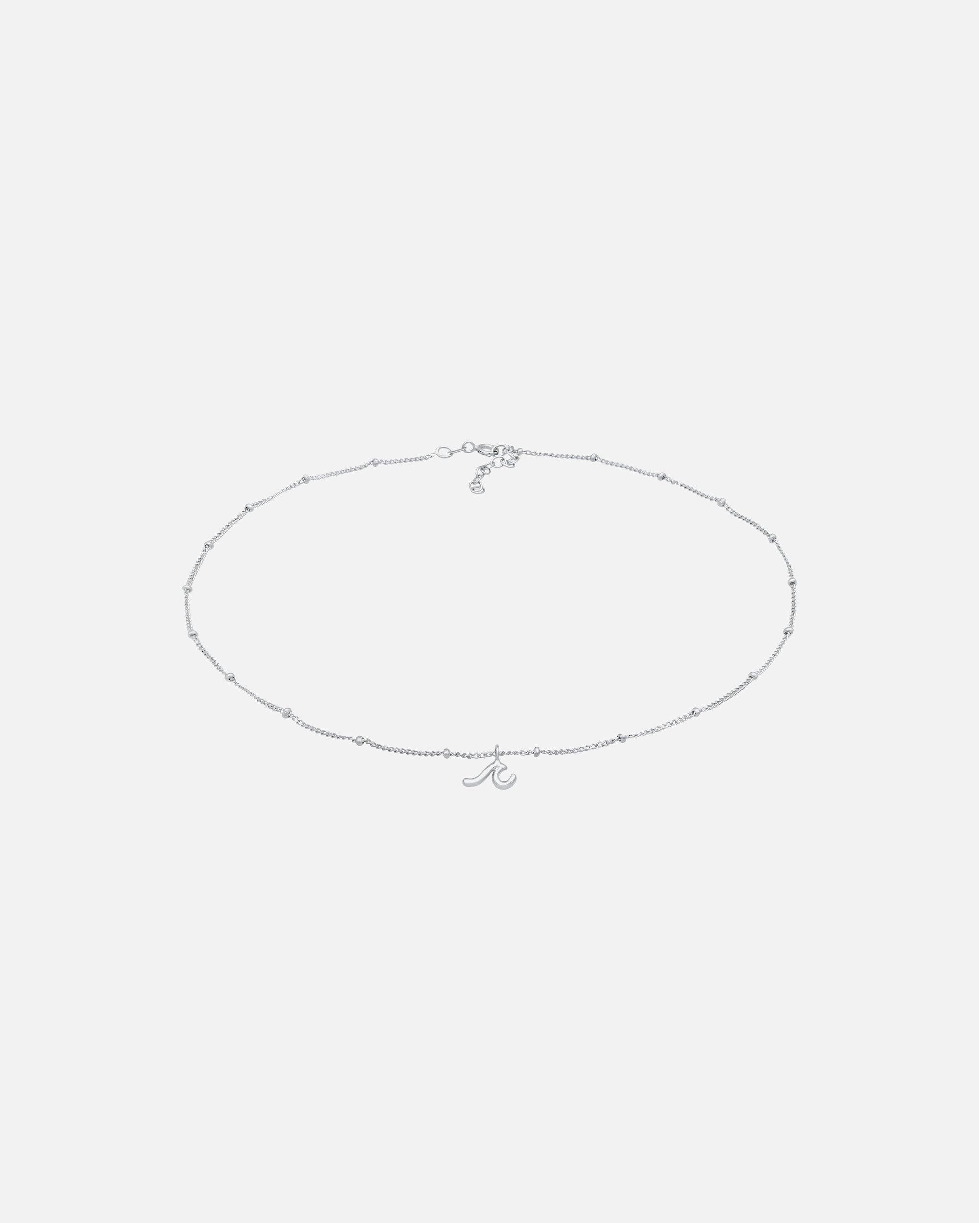 Collana girocollo da donna Elli con ciondolo a forma di onda, stile surfista-marittimo, in argento sterling 925.
