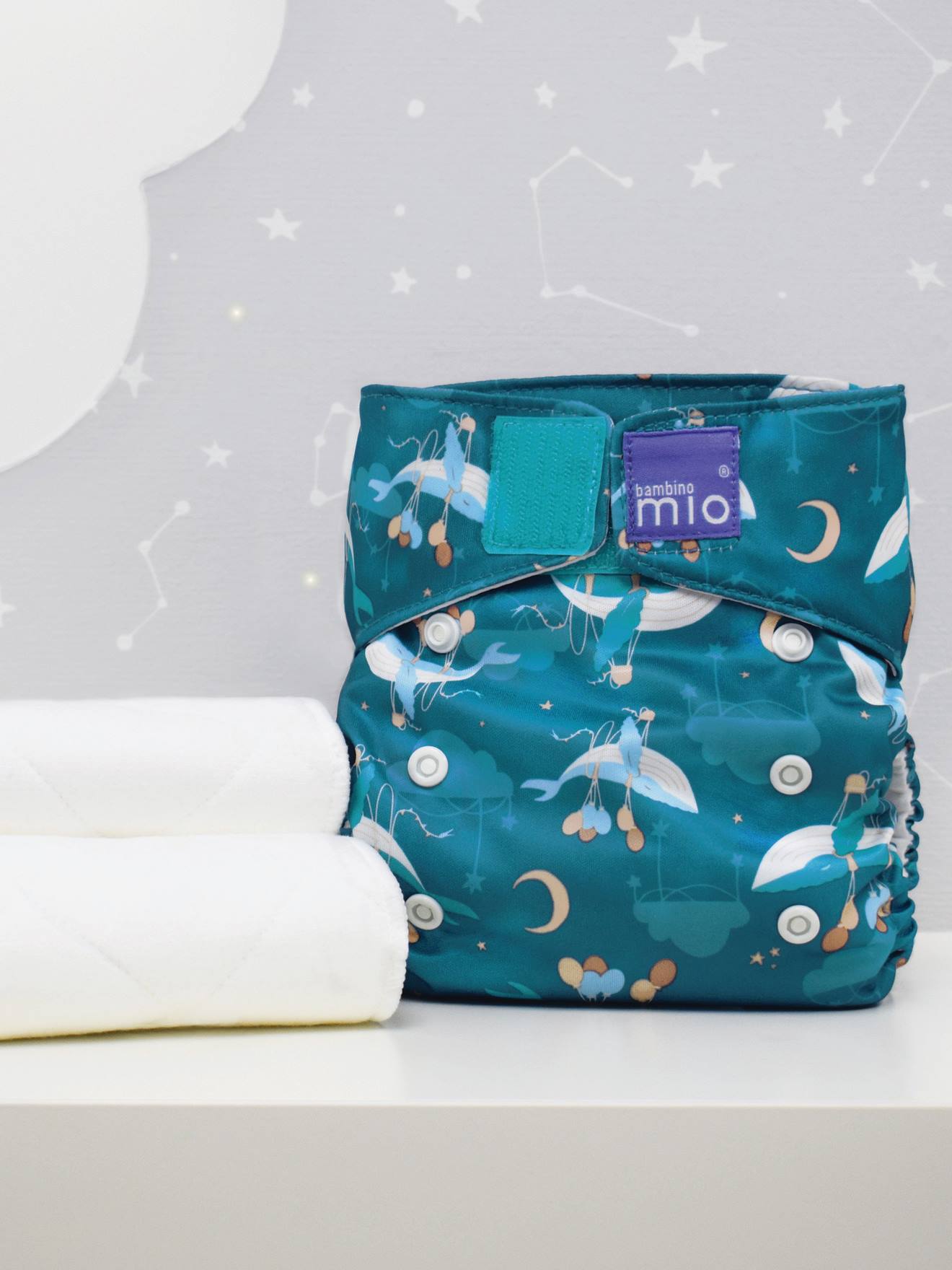 Mioboost, booster pour couches lavables (x3) BAMBINO MIO blanc