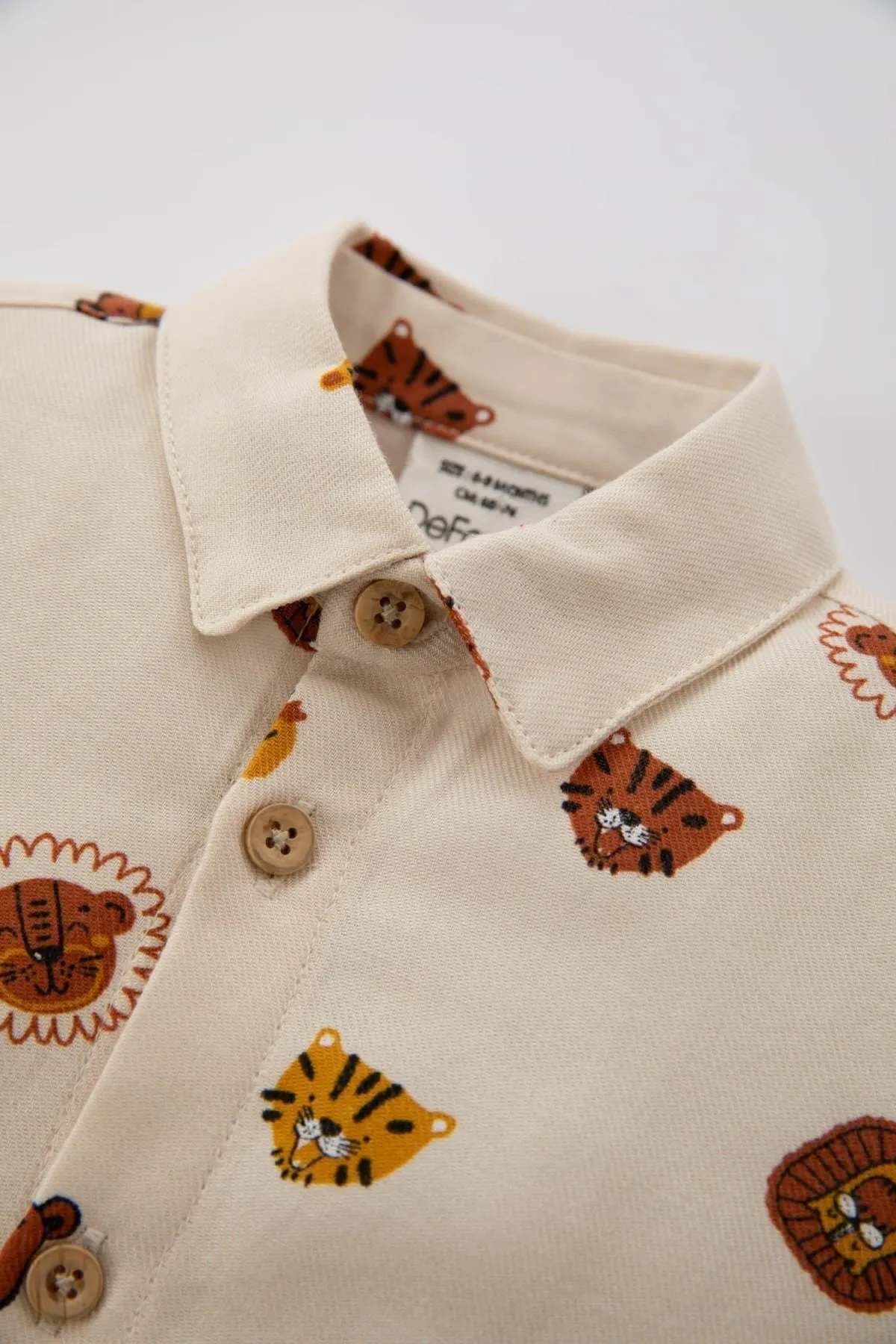 DeFacto  Langärmliges Hemd aus Twill mit Hemdkragen für Babys