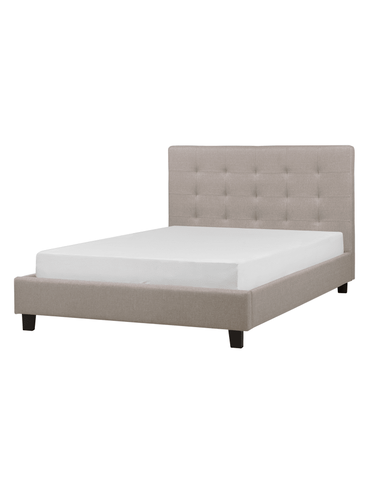 Beliani Doppelbett LA ROCHELLE in Grau - (W) 147 x (H) 109 x (L) 218 cm günstig kaufen onesize