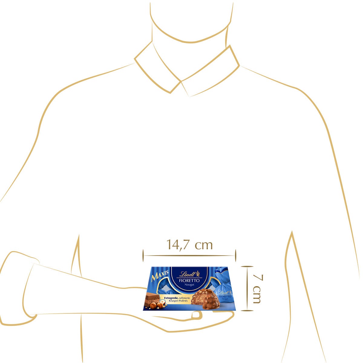 FIORETTO Präsent Nougat, 138g