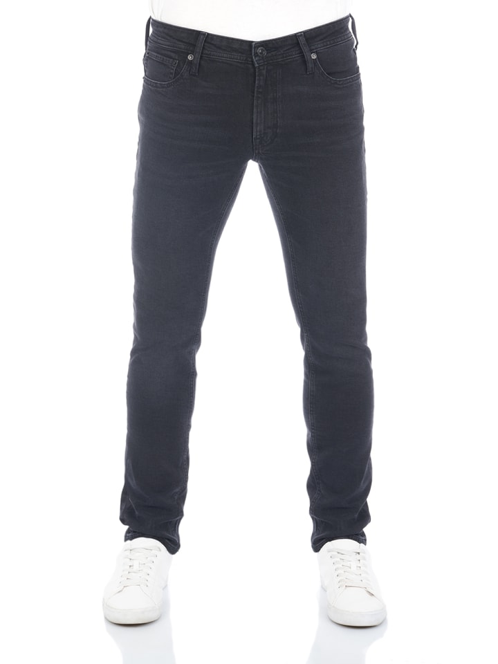 Jack & Jones Jeans JJIGLENN slim in Schwarz günstig kaufen
