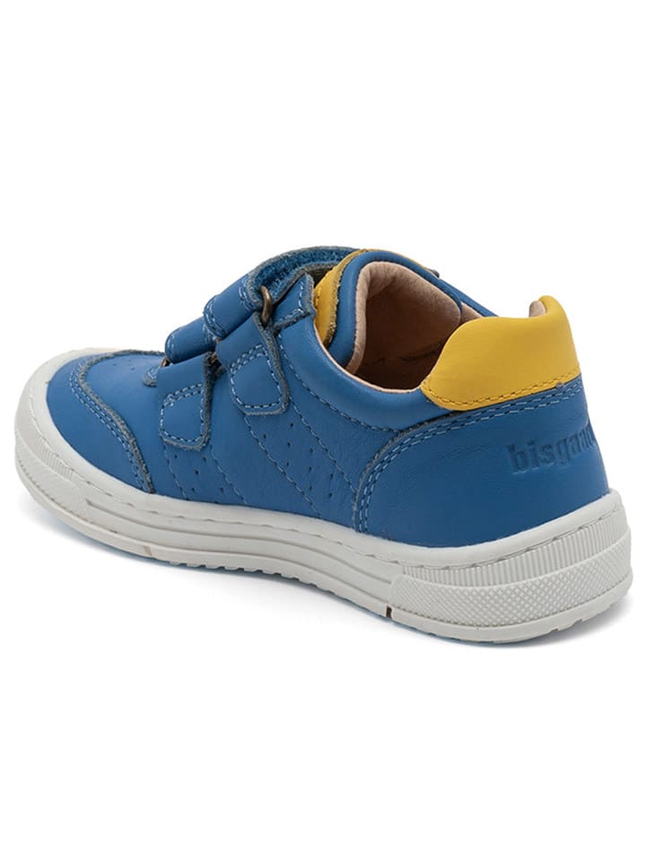 bisgaard Leder-Sneakers in Blau günstig kaufen
