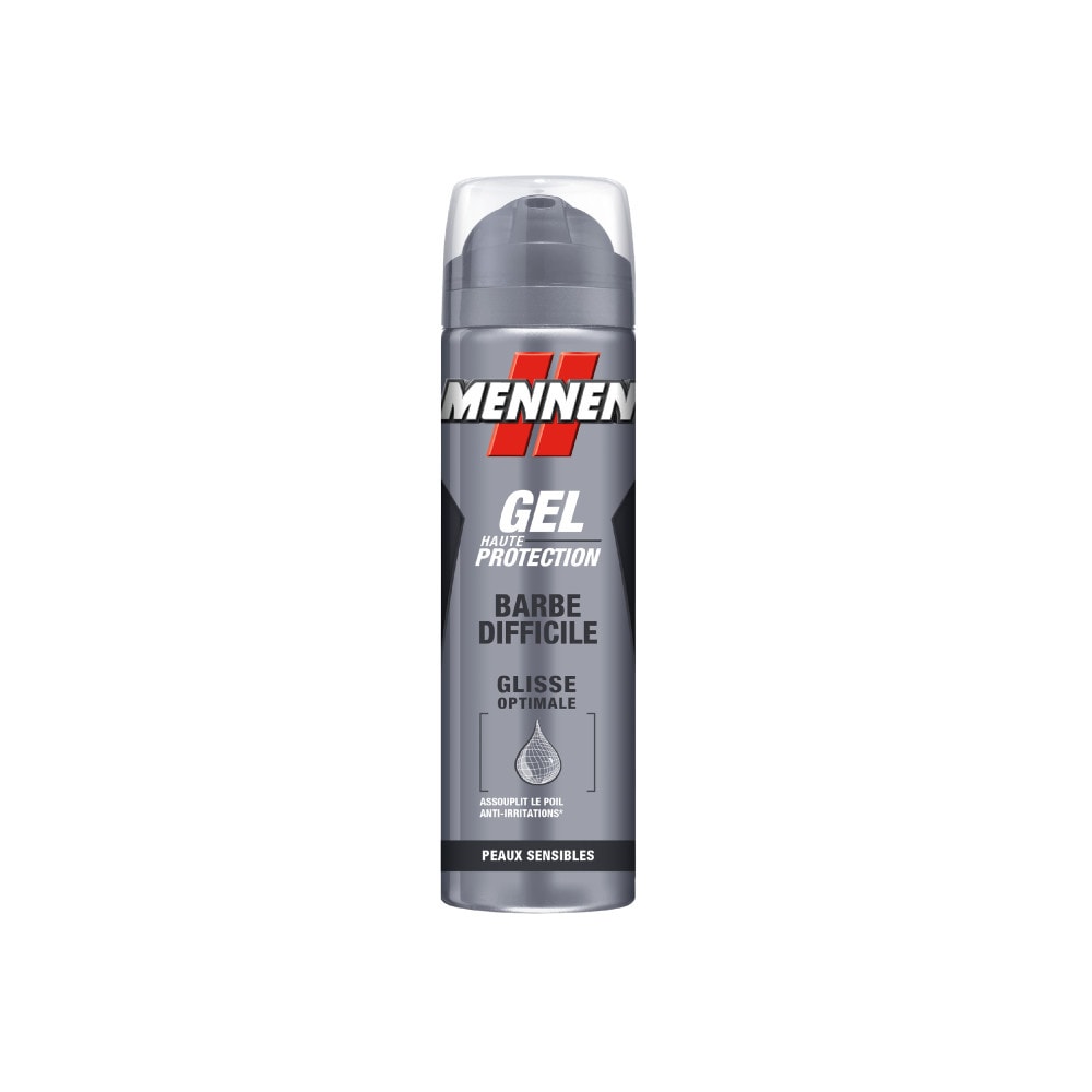 mennen Barbe Difficile Gel de Rasage Haute Protection