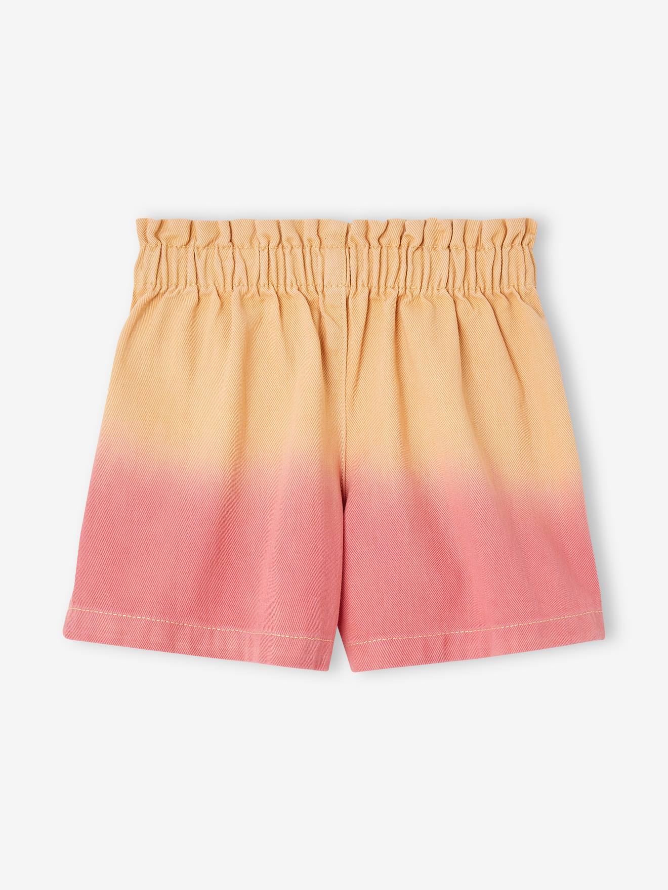 Vertbaudet Mädchen Shorts Dip-Dye - pfirsich