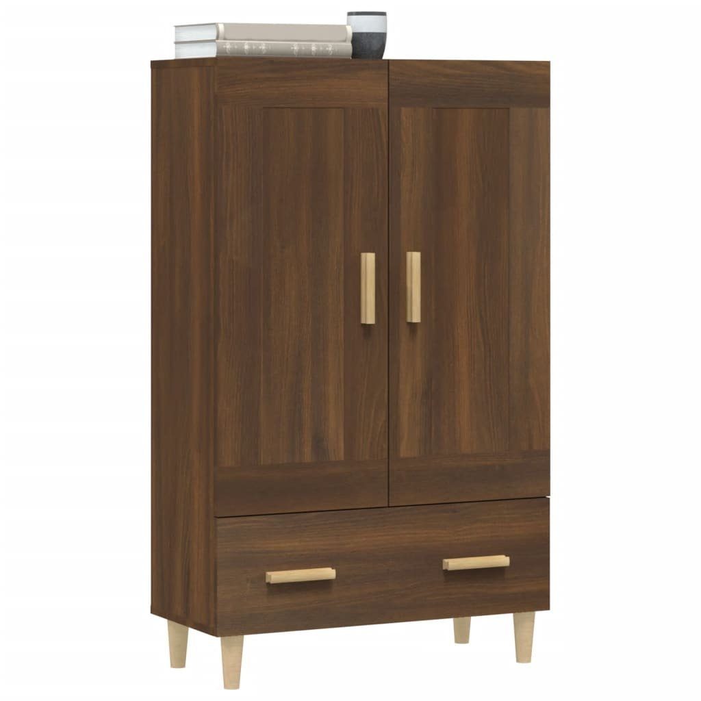 vidaXL Sideboard Highboard Braun Eichen-Optik 70x31x115 cm Holzwerkstoff (1 St)
