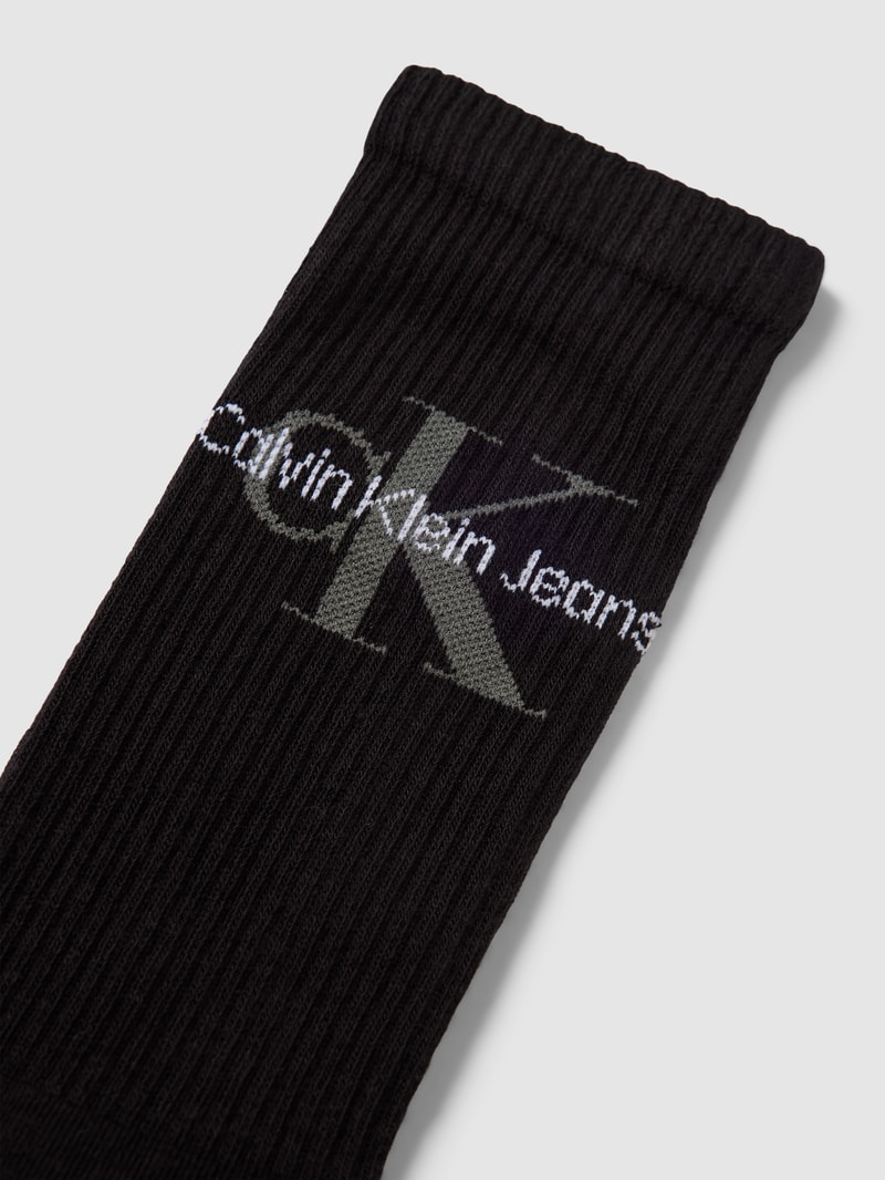 Socken mit Label-Detail in black