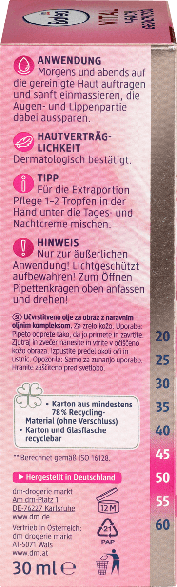 Gesichtsöl Vital 7-fach, 30 ml