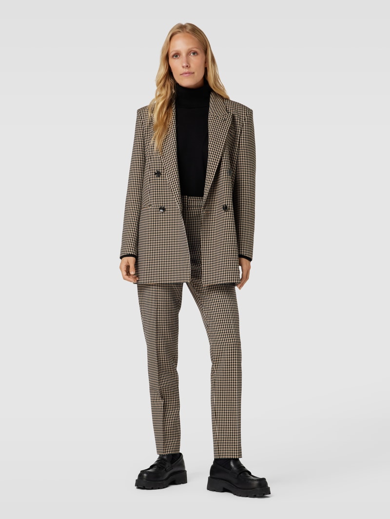 Stoffhose mit Viskose-Anteil Modell 'Tamata' in camel