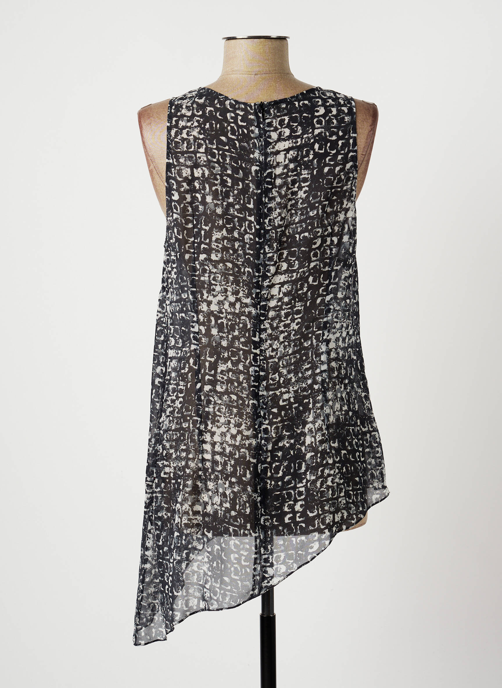 Lauren Vidal Tuniquesansmanche Femme couleur gris