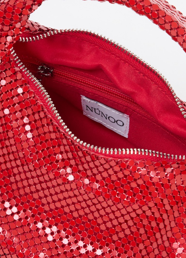 Geantă Núnoo Dandy cu finisaj metalic