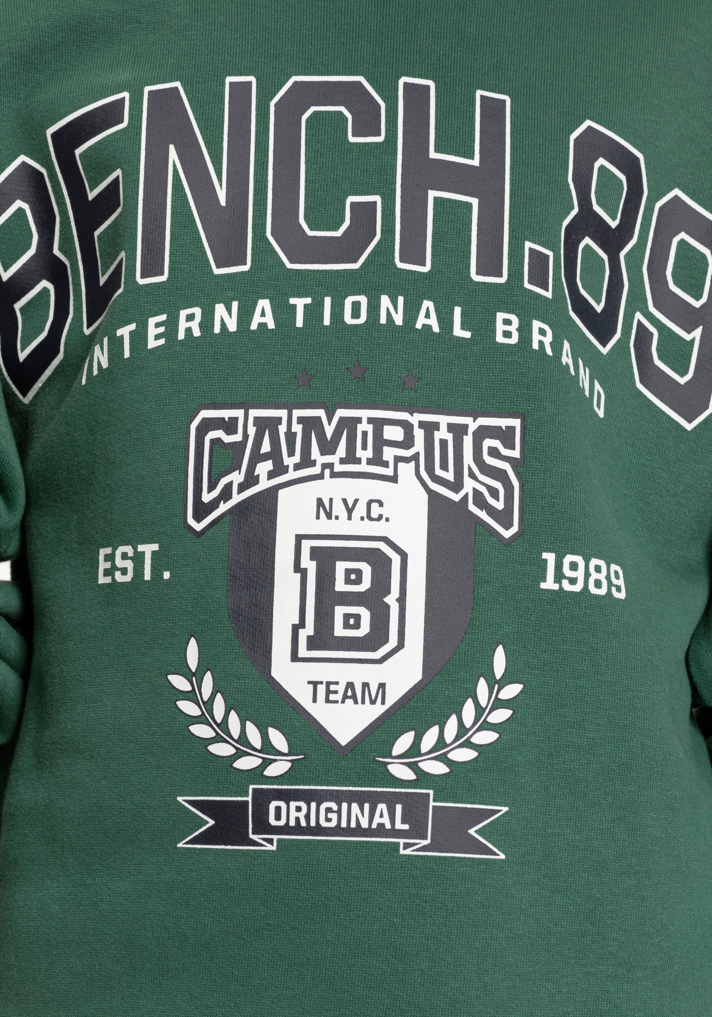 Bench. Sweatshirt mit Campus Druck
