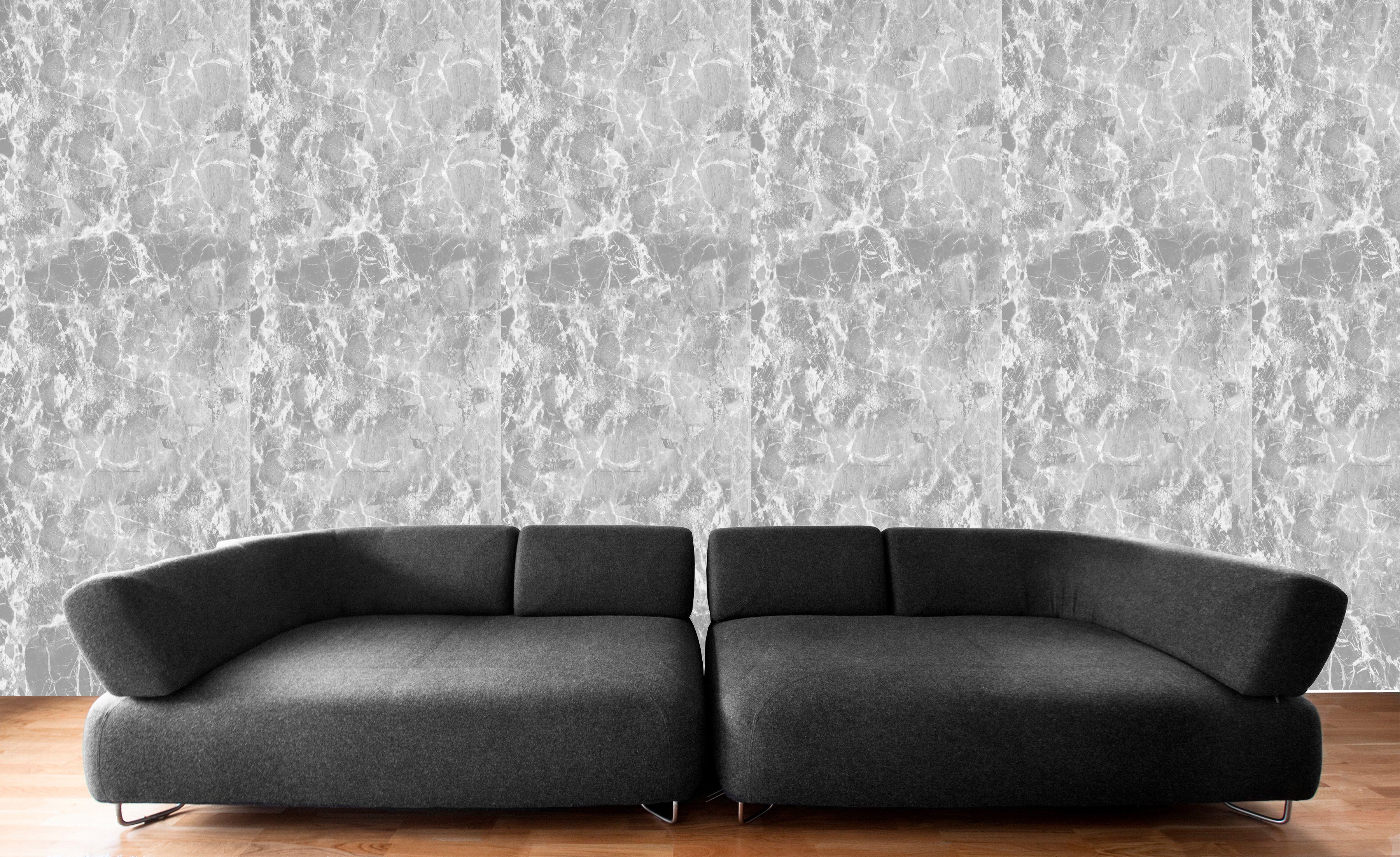 queence Vinyltapete Kucar, Steinoptik, 90 x 250 cm, selbstklebend