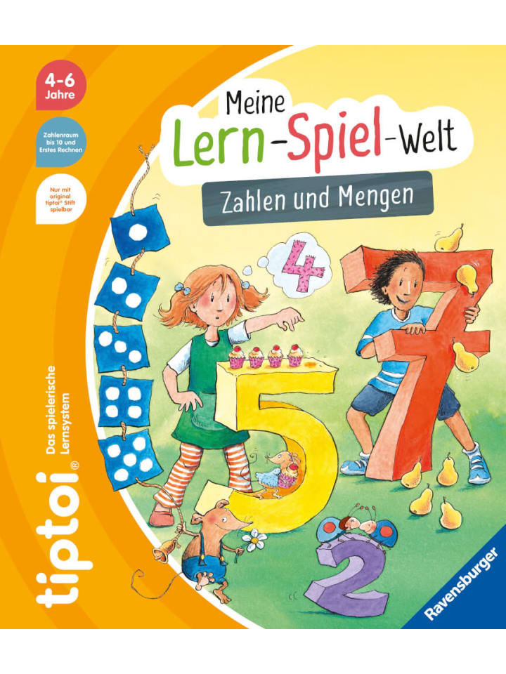 Ravensburger tiptoi Meine Lern-Spiel-Welt: Zahlen und Mengen, 4-6 Jahre günstig kaufen onesize