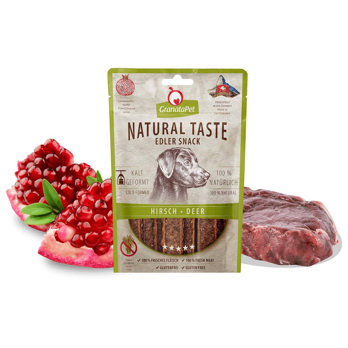 GranataPet Natural Taste Edler Snack Hirsch kaufen bei ZooRoyal