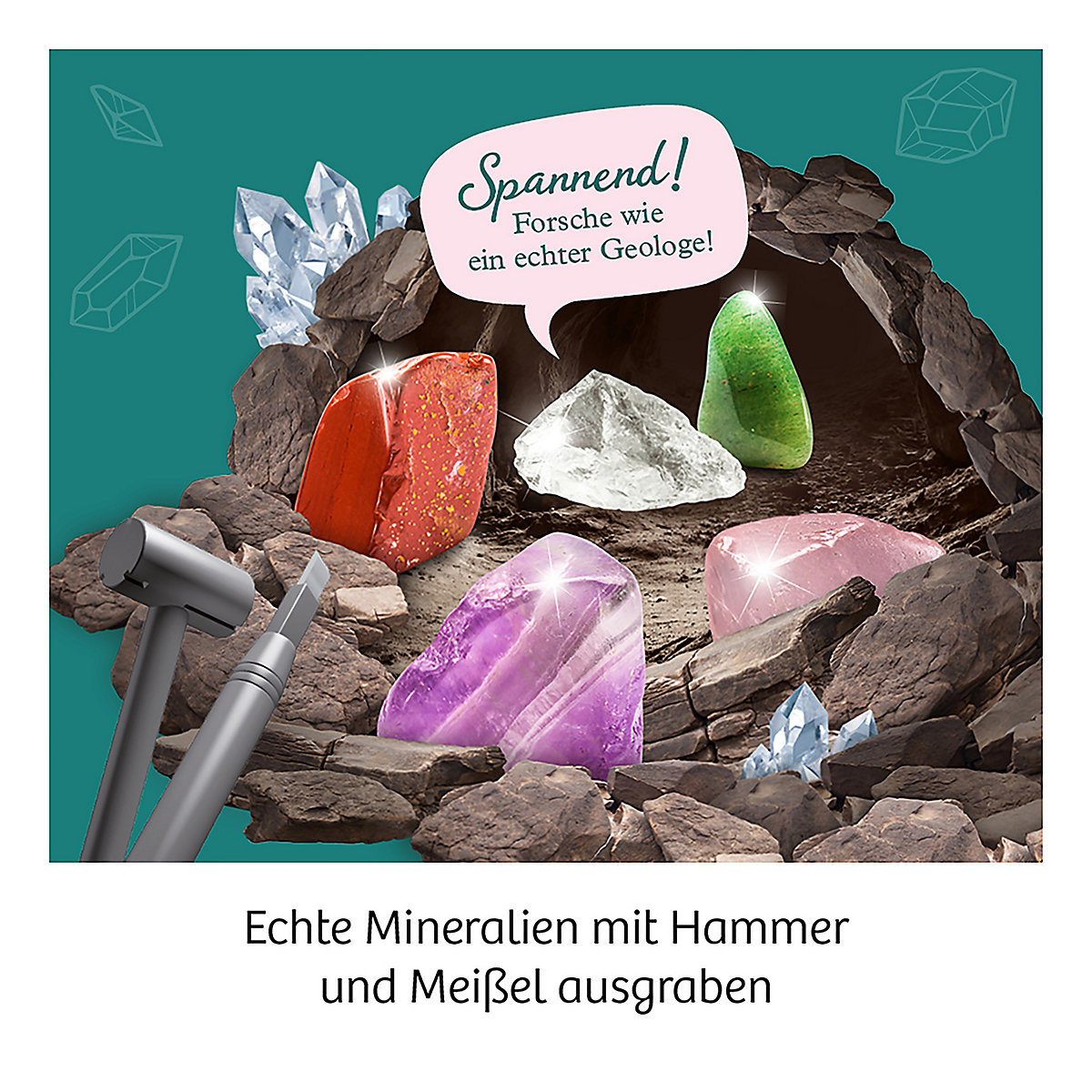 Ausgrabungs-Set Mineralien