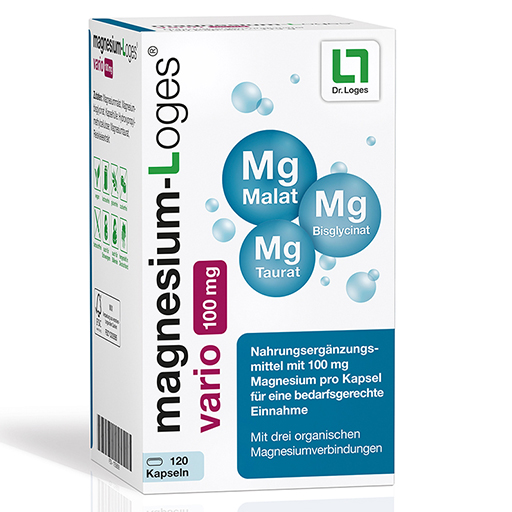 MAGNESIUM-LOGES vario 100 mg Kapseln  120 St  Kapseln