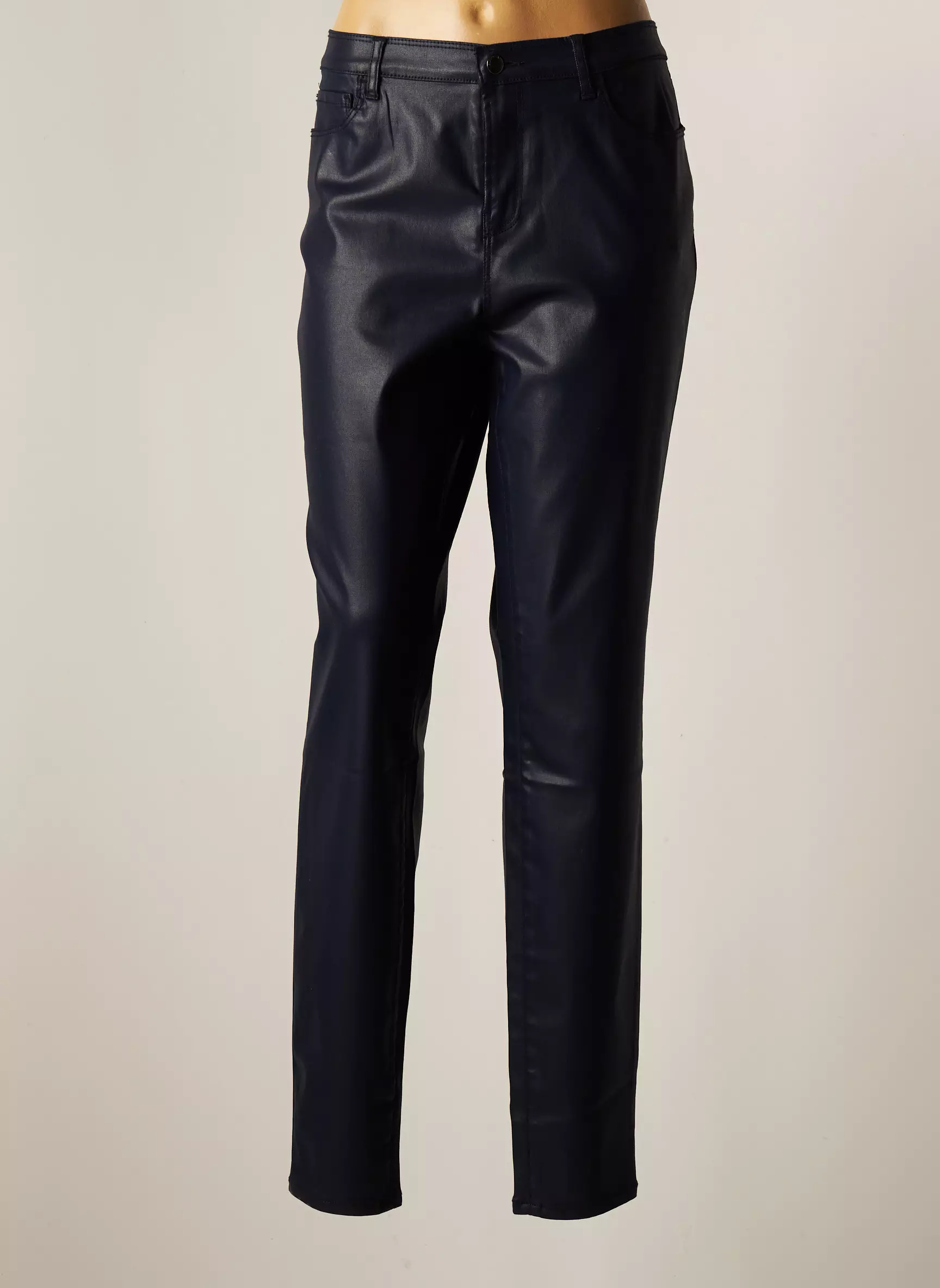 Emporio Armani Pantalons Slim Femme couleur bleu