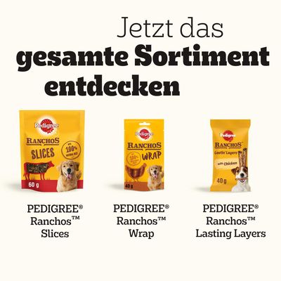 Pedigree Ranchos Gefüllte Kaurollen Mini