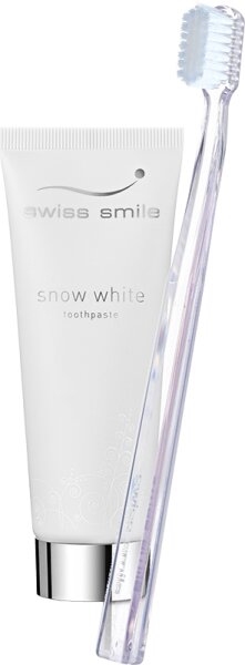 Swiss Smile Snow White Zahnpasta & Zahnbürste Pflegeset