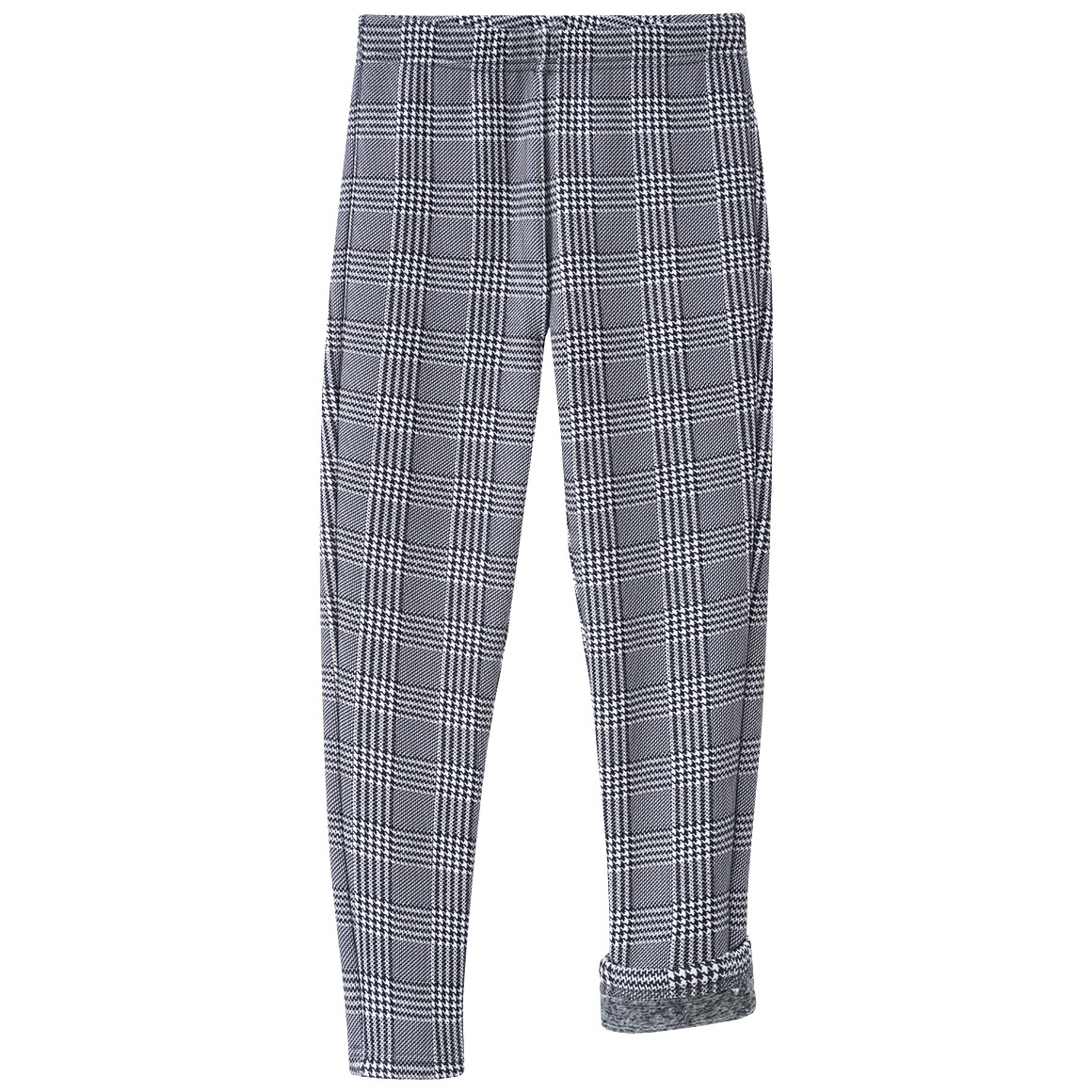 Mädchen Thermo-Leggings mit Hahnentrittmuster