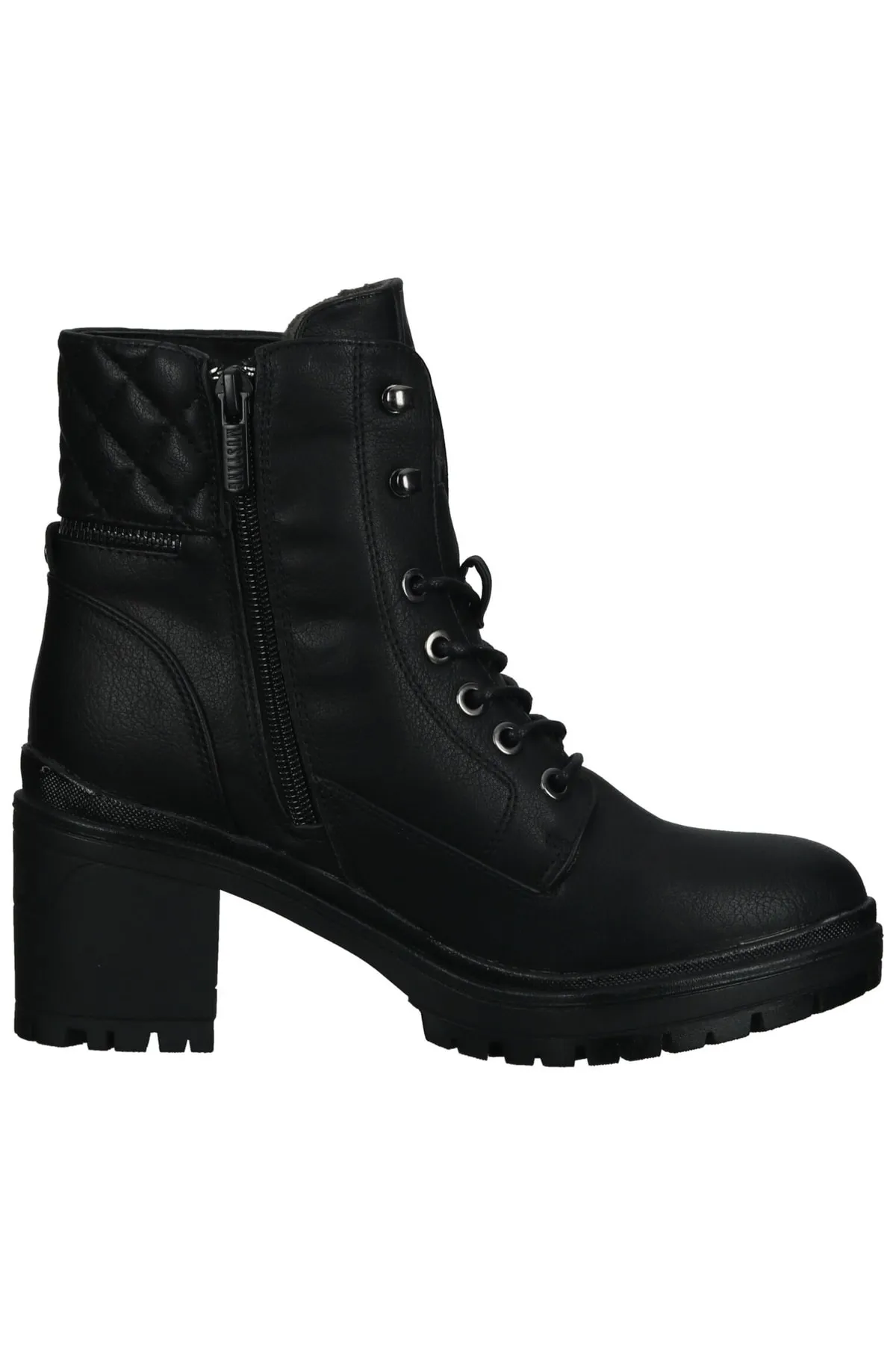 Mustang  Stiefelette - Schwarz - Blockabsatz