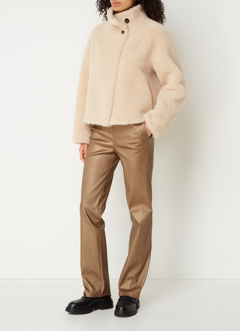 STUDIO AR by Arma Mallow reversible teddy jacket in wool blend