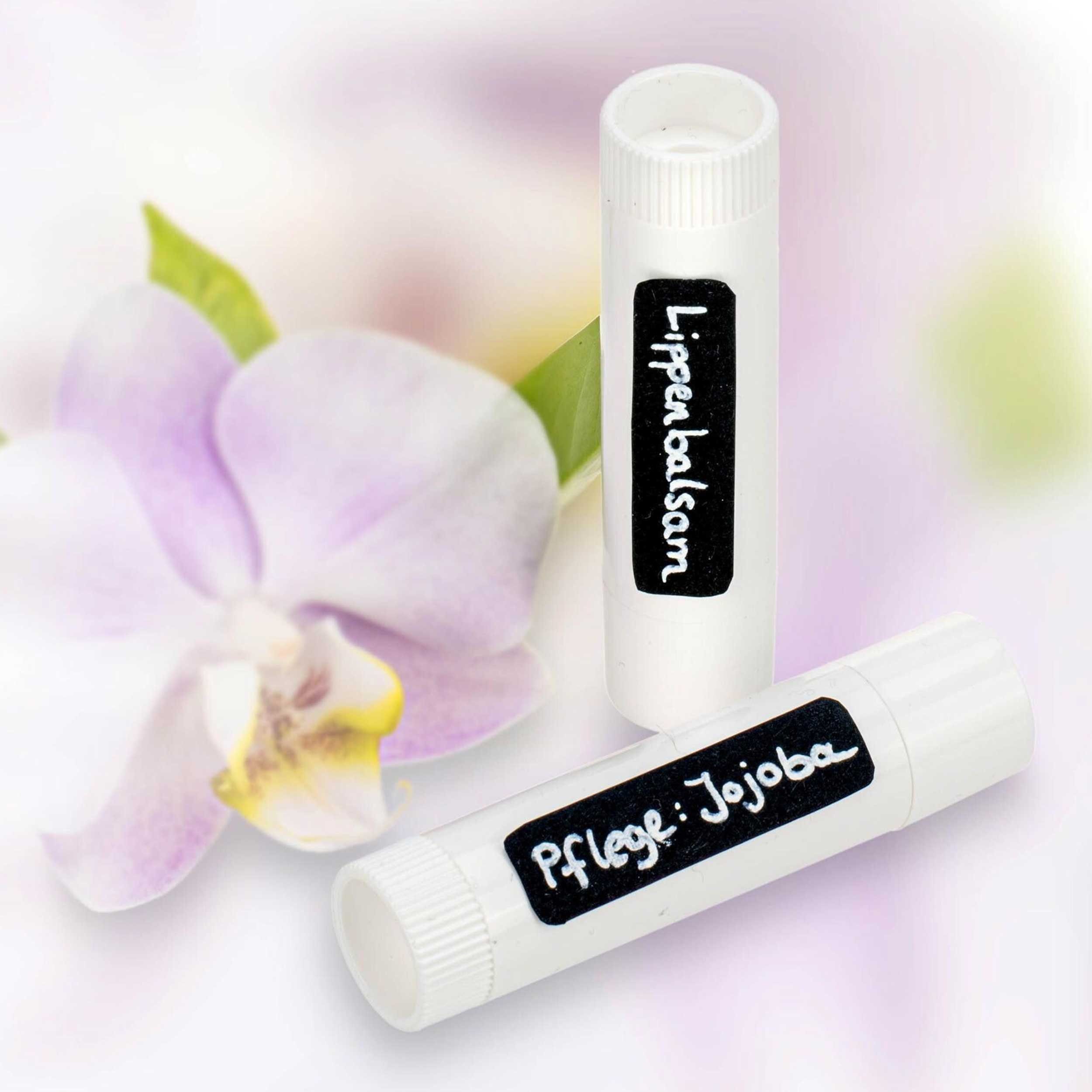 Malantis Lippenpflegemittel Hülsen leer DIY zum selber machen Drehstift Tubes Lippenpflegestift, 50-tlg., leer, ohne Füllung, Do-it-yourself, basteln