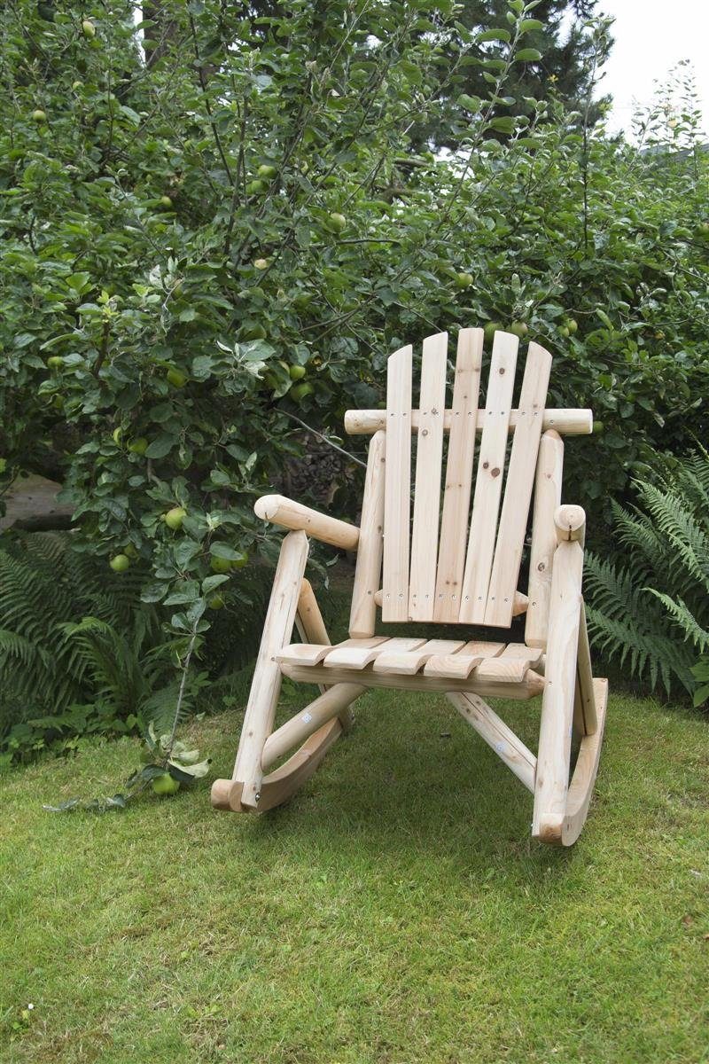 bellavista - Home&Garden® Gartensessel Schaukelstuhl Timber (Set), Schaukelstuhl